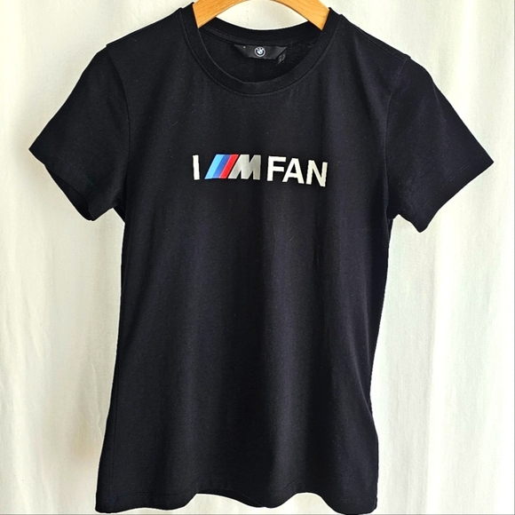 BMW Tops - 🇩🇪 BMW IM FAN Black Graphic T-Shirt